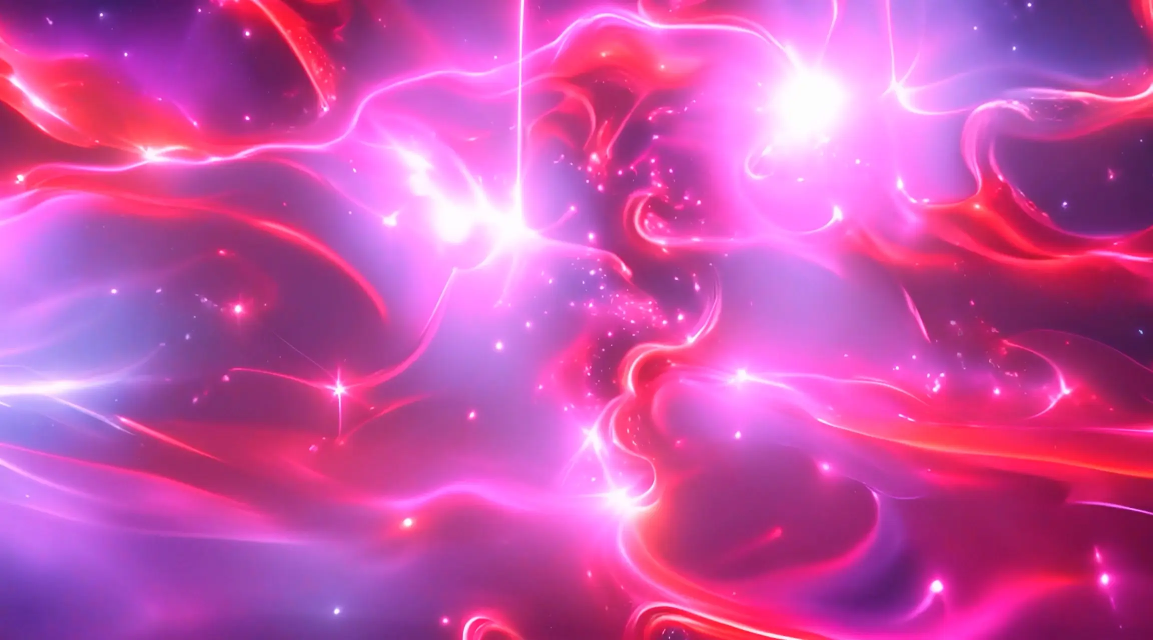 Cosmic Light Waves Vibrant Abstract Backdrop
